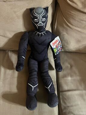 Marvel Avengers Black Panther Large Jumbo Rare Plush 28 Inches New With Tags